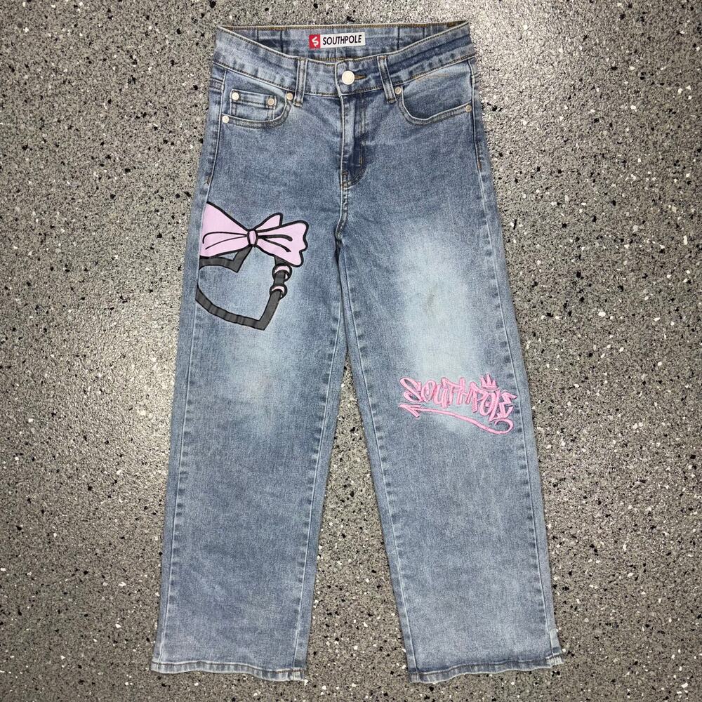 Vintage Y2k Southpole Wide Leg Baggy Denim Jeans